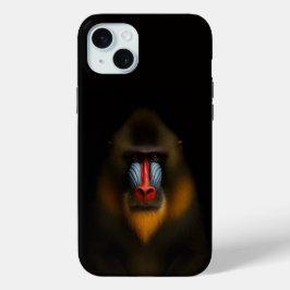 Funda Para iPhone 15 Mini Black 4 Luxe, Mandrill Monkey