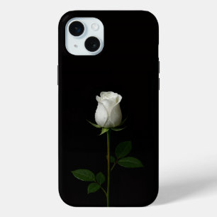 Funda Para iPhone 15 Mini Black 4 Luxe, Rosa Blanca Pura iPhone 15 Plus