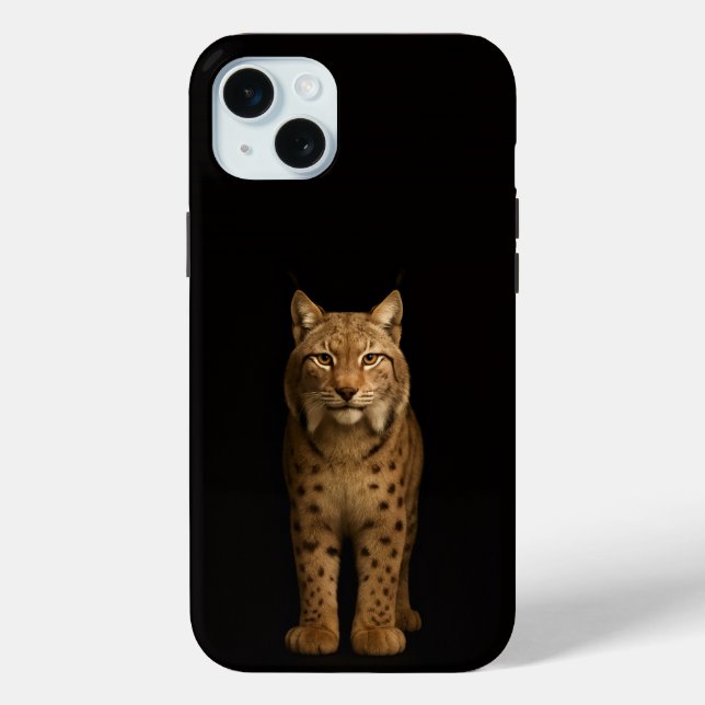 Funda De Case-Mate Para iPhone Black 4 Luxe, Silent Lynx iPhone 15 Plus (Reverso )