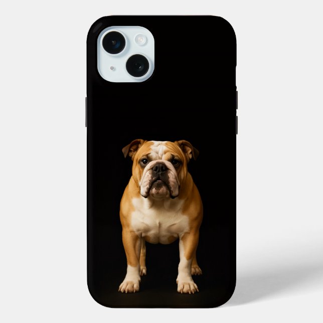 Funda De Case-Mate Para iPhone Black 4 Luxe, Stamina Bulldog iPhone 15 Plus (Reverso )
