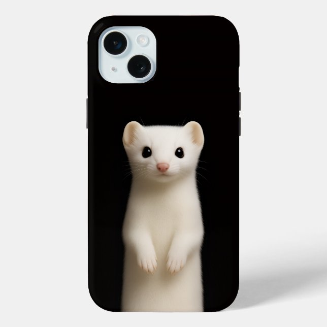 Funda De Case-Mate Para iPhone Black 4 Luxe, Stylish Ermine iphone 15 Plus (Reverso )