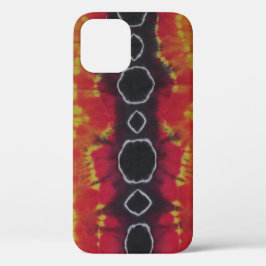Funda Para iPhone 12 Black Bubbles Tie Dye