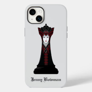 Funda Para iPhone 14 Plus De Case-Mate Black Chess queen / Personalized Name Funda-Mate i