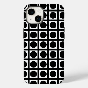 Funda Para iPhone 14 De Case-Mate Black Elegant Grid Dots