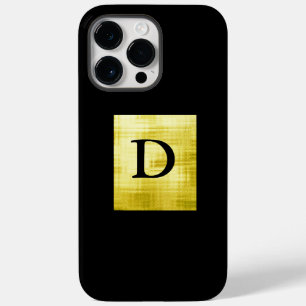 Funda Para iPhone 14 Pro Max De Case-Mate Black-II con paneles de oro