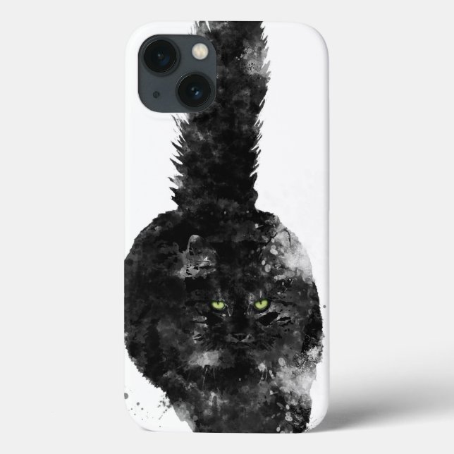 FUNDA DE Case-Mate PARA iPhone BLACK MAINE COON CAT - (Reverso)