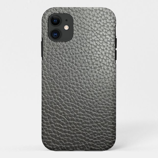 Funda De Case-Mate Para iPhone Black more leather (Reverso)