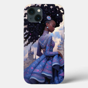 Funda Para iPhone 13 Black Princess Fantasy Art