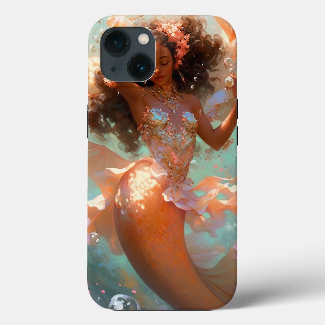 Funda De Case-Mate Para iPhone Black Princess Fantasy Art (Reverso )