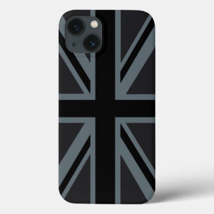 Funda Para iPhone 13 Black Union Jack