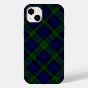 Funda Para iPhone 14 Plus De Case-Mate Black Watch Tartan Blue Green Plage