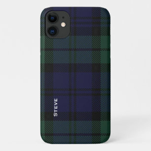 Funda Para iPhone 11 Black Watch Tartán Placa