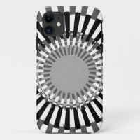 Black White Funky Stripes Seamless Graphic
