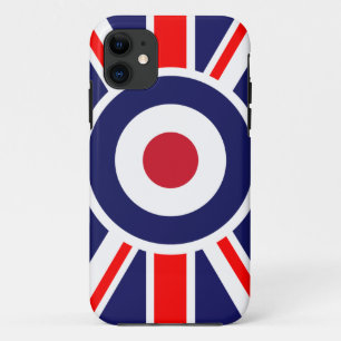 Funda Para iPhone 11 Blanco de Union Jack Mods Inglaterra