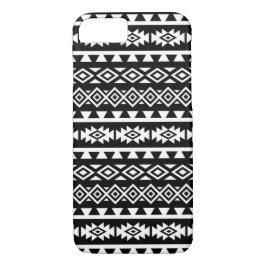 Funda Para iPhone 8/7 Blanco grande estilizado azteca del modelo II en