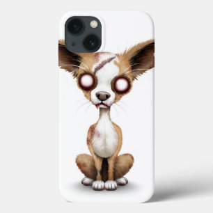 Funda Para iPhone 13 Blanco lindo del perro de perrito de la chihuahua