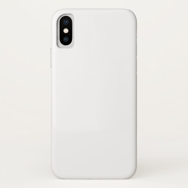 Funda De Case-Mate Para iPhone Blanco liso (Reverso)
