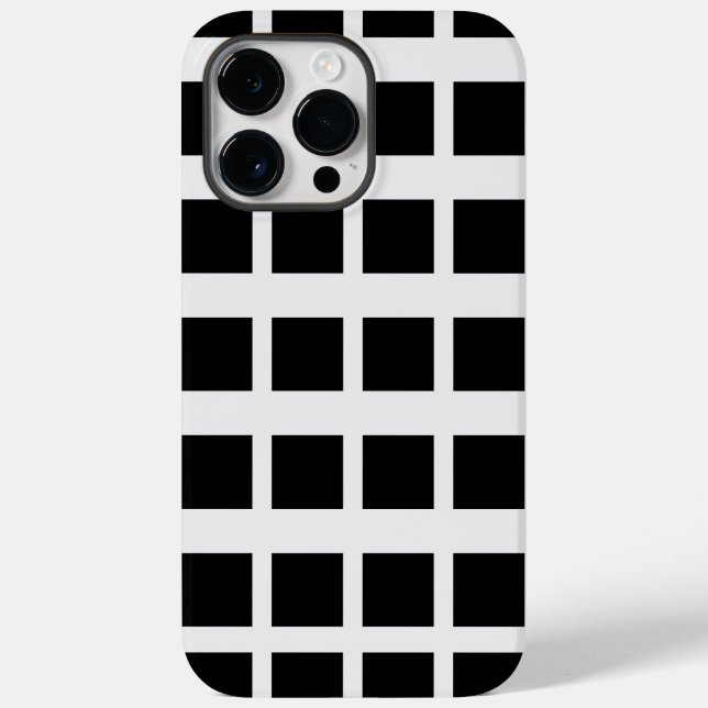 Funda De Case-Mate Para iPhone Blanco negro (Reverso )