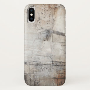 Funda Para iPhone X Blanco negro y bronce