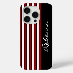 title_seo2 Blanco rojo elegante y rayas negras