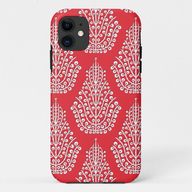 Funda De Case-Mate Para iPhone Blanco rojo SPIRIT (Reverso)