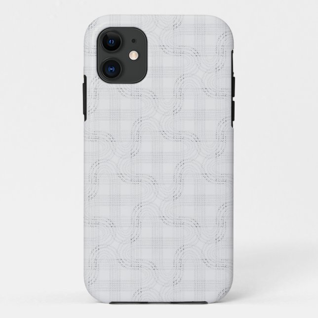 Funda De Case-Mate Para iPhone Blanco sólido texturado. (Reverso)