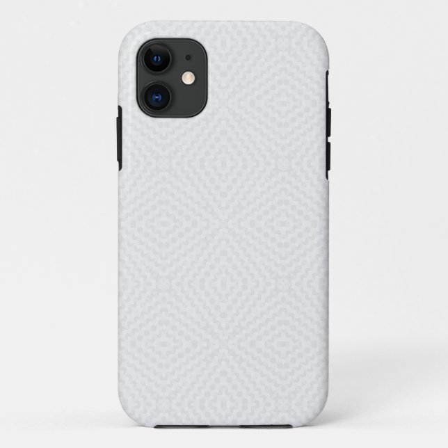 Funda De Case-Mate Para iPhone Blanco sólido texturado. (Reverso)