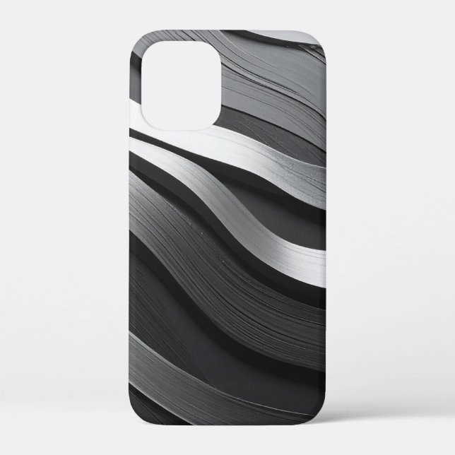 Funda De Case-Mate Para iPhone blanco y negro (Reverso )