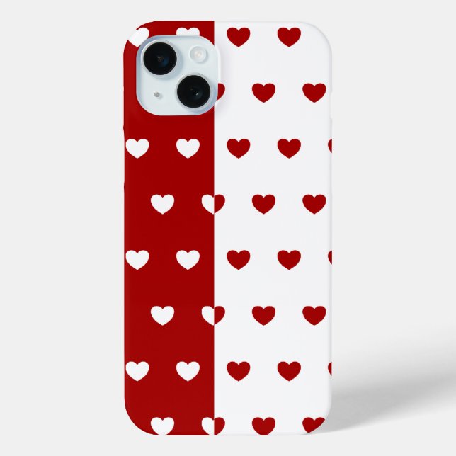 Funda De Case-Mate Para iPhone Blanco y rojo (Reverso )