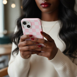 Funda Para iPhone 15 Blanquecina rosa rosa crujiente