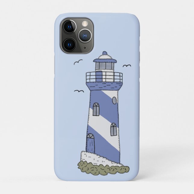 Funda De Case-Mate Para iPhone blauer Leuchturm (Reverso)