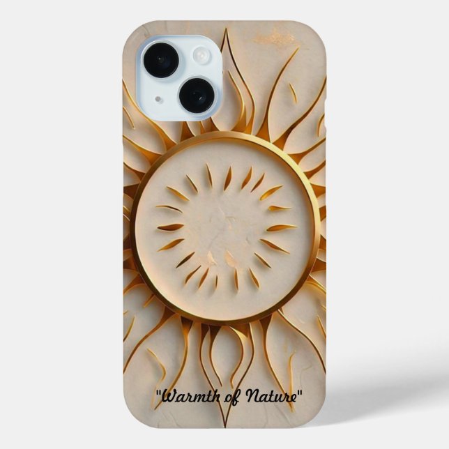 Funda De Case-Mate Para iPhone "Blaze solar" (Reverso )