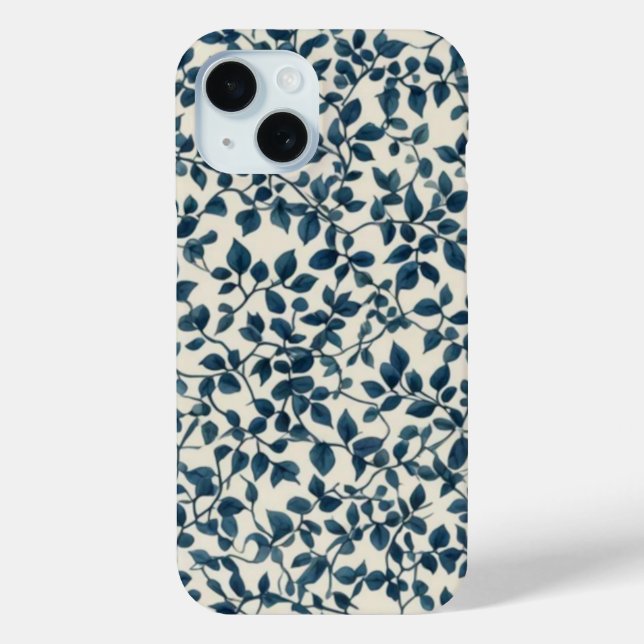 Funda De Case-Mate Para iPhone Bleu Ivy (Reverso )