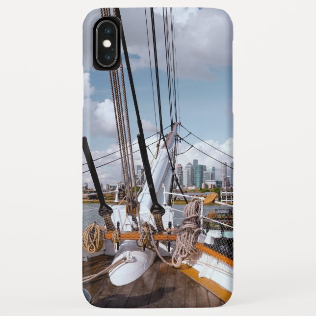 Funda De Case-Mate Para iPhone Bloc de notas para barcos de vela (Reverso)