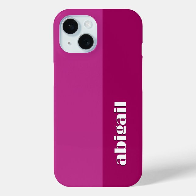 Funda De Case-Mate Para iPhone Block Colours With Personalization (Reverso )