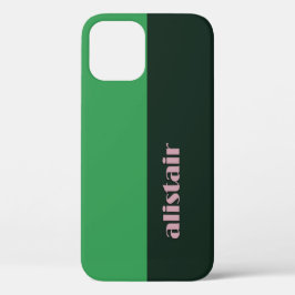 Funda Para iPhone 12 Block Colours With Personalization