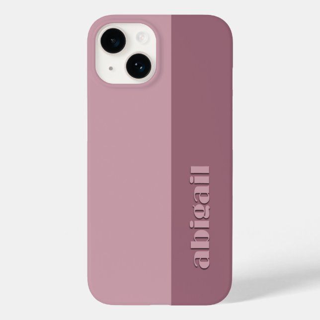 Funda De Case-Mate Para iPhone Block Colours With Personalization (Reverso )