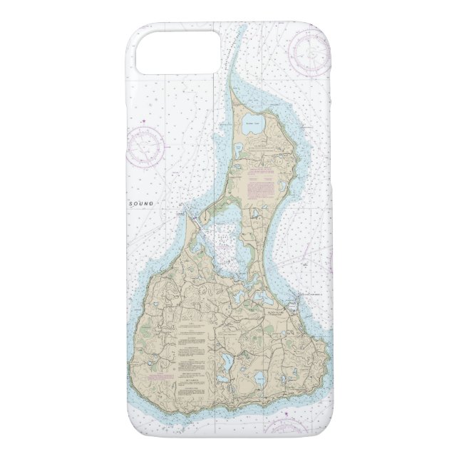 Funda De Case-Mate Para iPhone Block Island (Reverso)