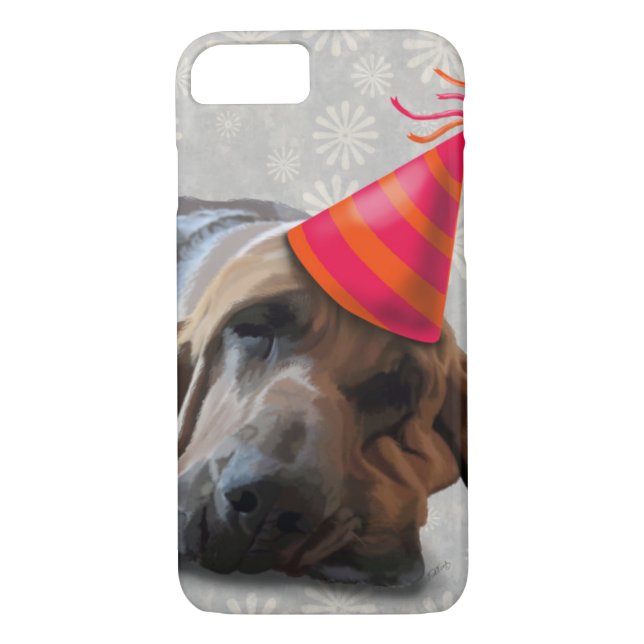 Funda De Case-Mate Para iPhone Bloodhound después del Fiesta (Reverso)