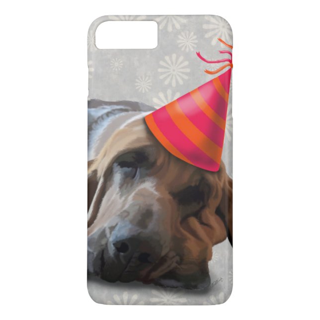 Funda De Case-Mate Para iPhone Bloodhound después del Fiesta (Reverso)
