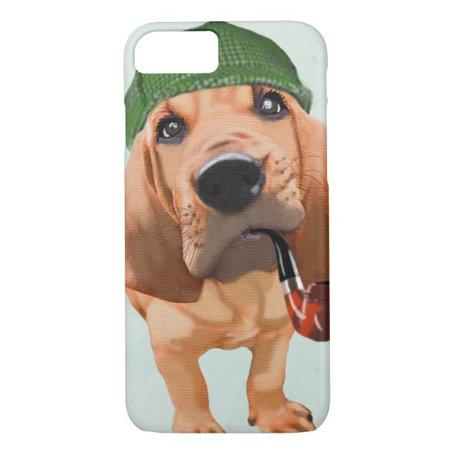 Funda De Case-Mate Para iPhone Bloodhound Sherlock Holmes (Reverso)