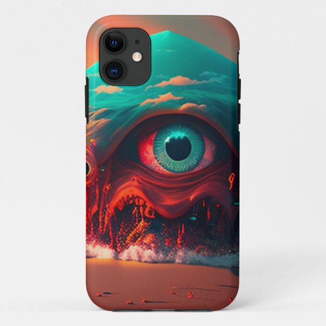 Funda De Case-Mate Para iPhone Bloody Eyes (Reverso)