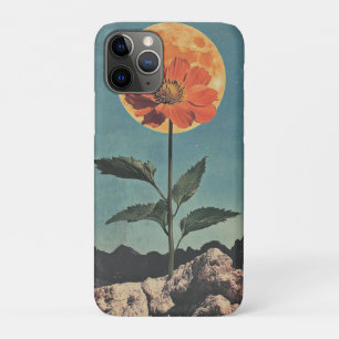 Funda Para iPhone 11 Pro Bloom Naranja iluminado por luna - Encanto Boho vi