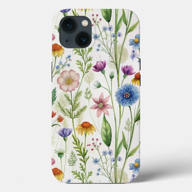 Funda De Case-Mate Para iPhone Bloom Wildflowers (Reverso )