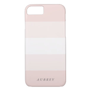 Funda Para iPhone 8/7 Bloque de color gris rosa de Rubor pálido