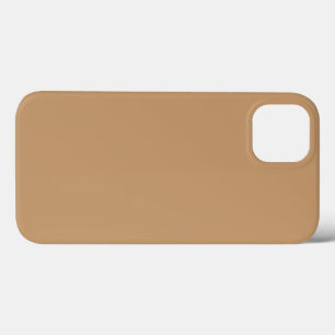 Funda Para iPhone 13 Bloque de Color Melocotón Beige Diseño de Boda S