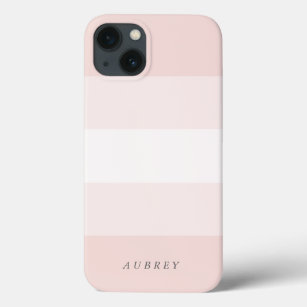Funda Para iPhone 13 Bloque de color rosa de gradiente de Rubor pálido