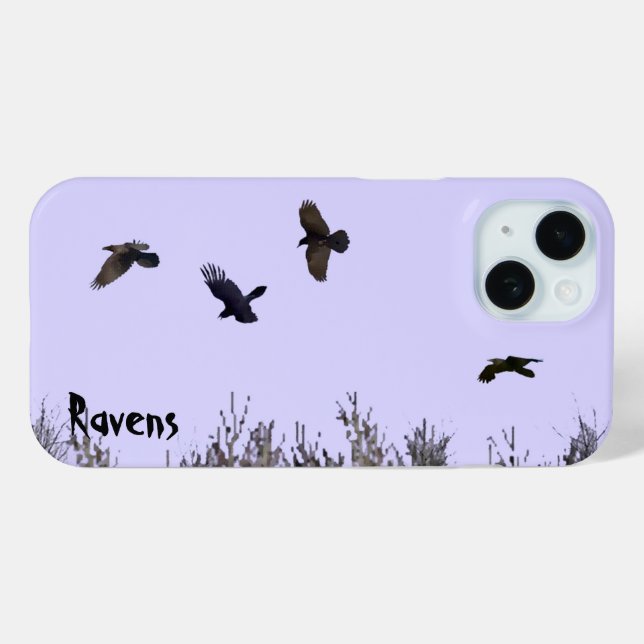 Funda De Case-Mate Para iPhone Bloque de Ravens (Reverso (Horizontal) )