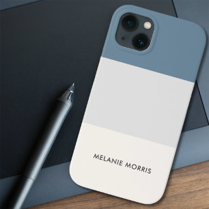 Funda Para iPhone 13 Bloqueo de colores de la Vibuna de la Playa Profun