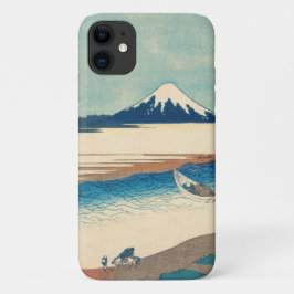 Funda Para iPhone 11 Bloqueo de madera japonés Mt Fuji. estuche para iP